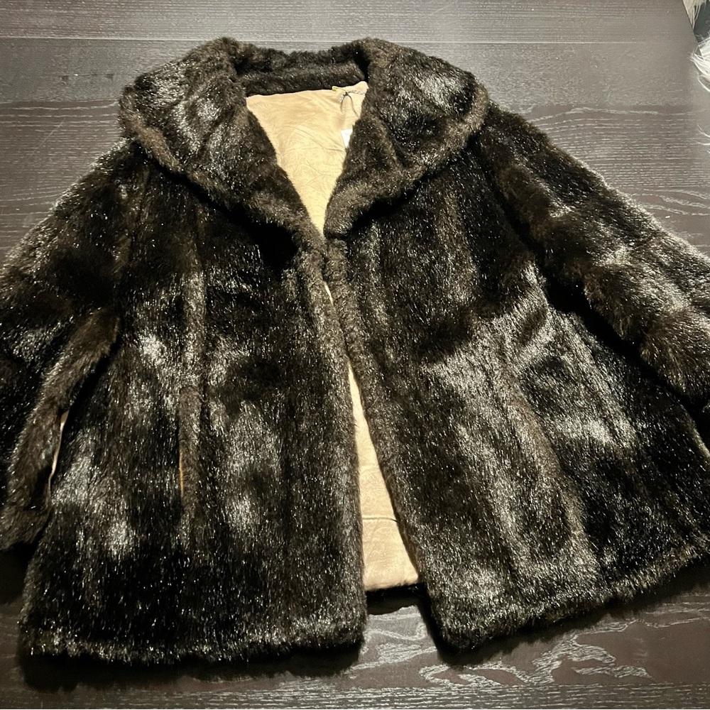 Sears Faux Fur Cape